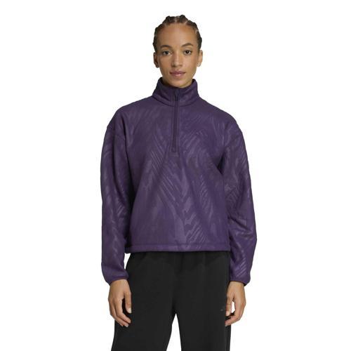 Kadın Günlük Kapşonlu Eşofman Üstü Aop Polarfleece Jx7402