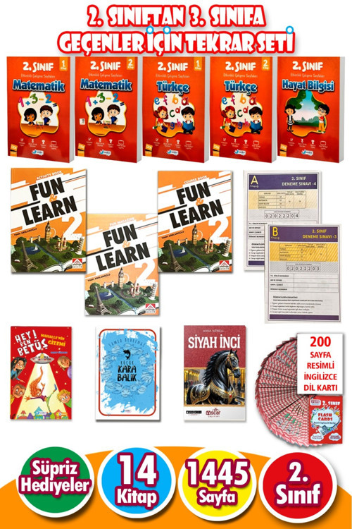 2. Sınıfa Yeni Geçenler İçin Süper Set - Soru Bankası - İngilizce Test 2024-2025 Müfredatına Uygun