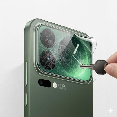 Xiaomi 17 Pro Uyumlu Arka Mini Ekran 3 Adet Ekran Koruyucu Nano Jelatin