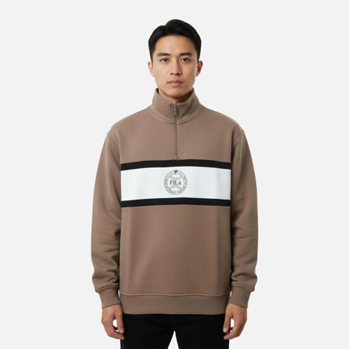 Erkek Yarım Fermuar Sweatshirt  Parella Loose Half-Zip Fam1113.73149