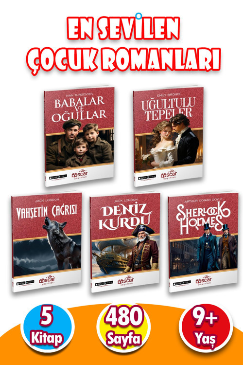En Sevilen Çocuk Romanları Seti 5 Kitap