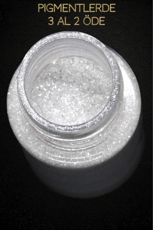 Glammed Silver Pigment - Göz Kalemi Ile Çok Renkli