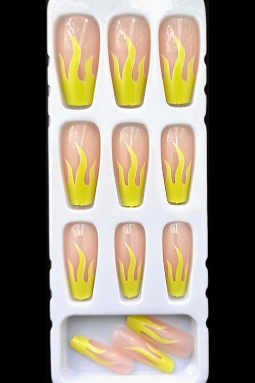 Takma Tırnak Çok Renkli