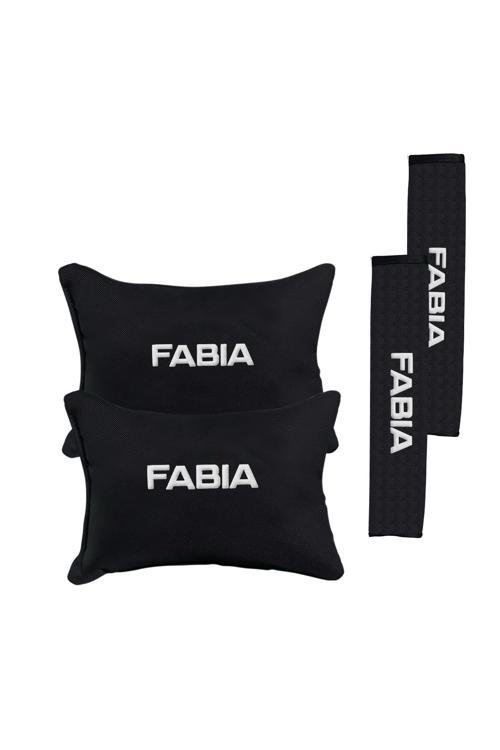 Skoda Fabia Nakışlı Oto Yastık Seti