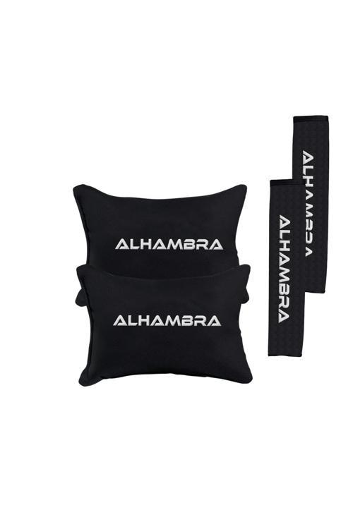 Seat Alhambra Nakışlı Oto Yastık Seti