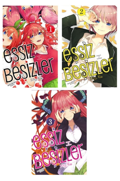 Gerekli Şeyler Eşsiz Beşizler 1-2-3. Ciltler Manga Seti - Negi Haruba