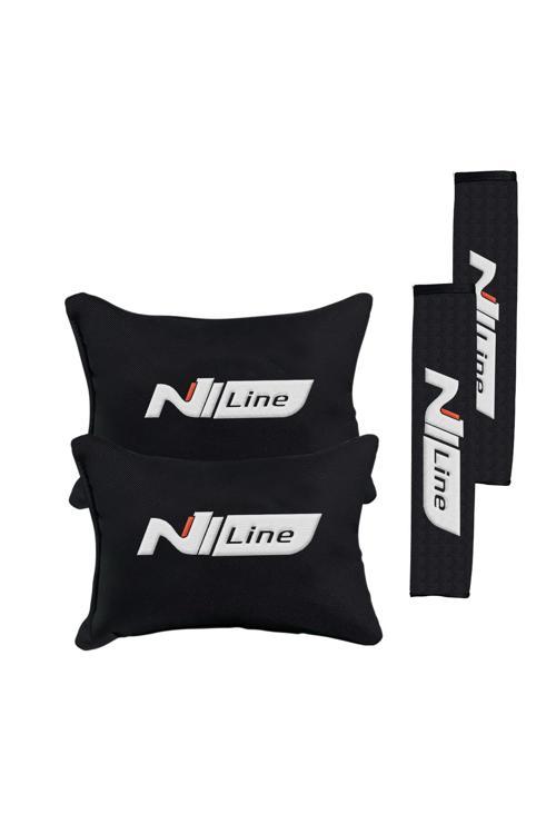 Hyundai N Line Nakışlı Oto Yastık Seti