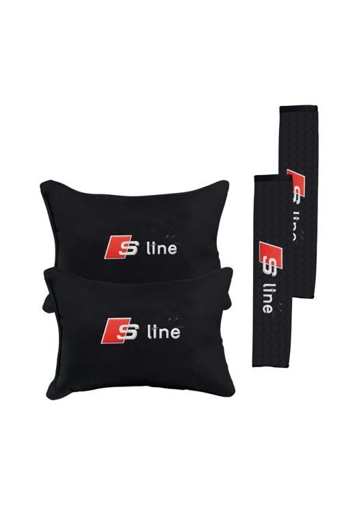 Audi S Line Nakışlı Oto Yastık Seti