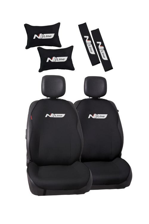 Hyundai N Line Nakışlı Jakar Dokuma Oto Minder ve Konfor Seti