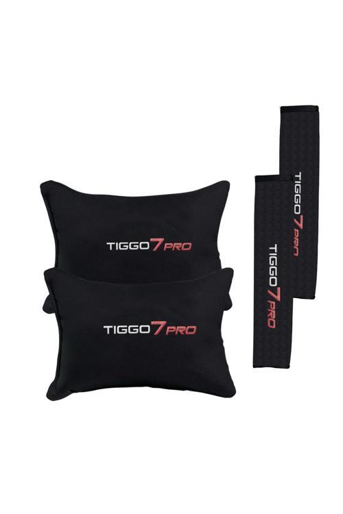 Chery Tiggo 7 Pro Nakışlı Oto Yastık Seti