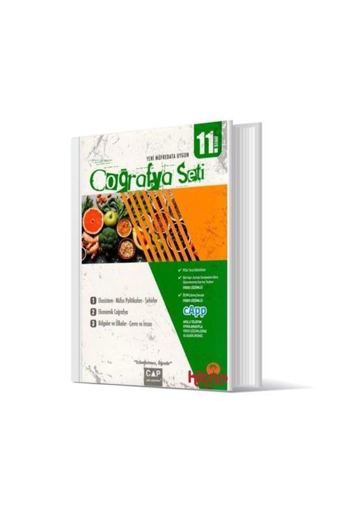 Çap Yayınları 11. Sınıf Coğrafya Seti + Soru Kalesi 11. Sınıf Coğrafya Soru Bankası + Hediyeli