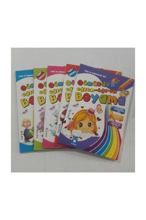 Yıldız Yayıncılık Eğlen Öğren Boyama Kitabı 5 Kitap Set Kampanya