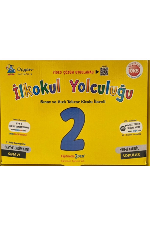 Üçgen Yayıncılık 2. Sınıf Ilkokul Yolculuğu Tüm Dersler Set 2021 Yeni Baskı