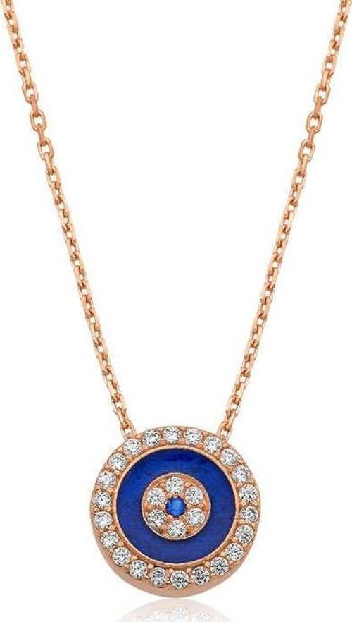 925 Ayar Gümüş Nazar Kadın Gümüş Kolye