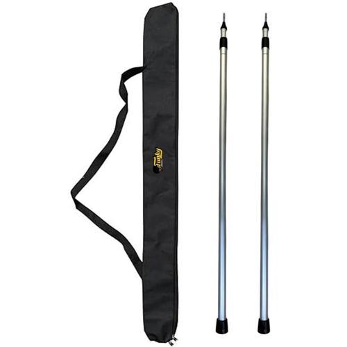 Ayarlanabilir Teleskopik Alüminyum Tarp Tente Çadır Direği 198 cm