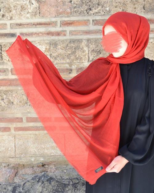 Konfor Bambu Şal Kırmızı– Tok Duruşlu, Kaymaz