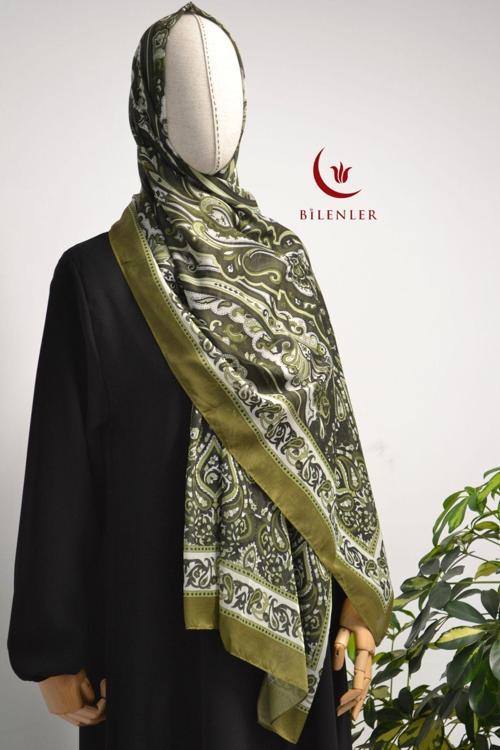 Etnik Desenli Pamuklu Şal – 70x190 cm