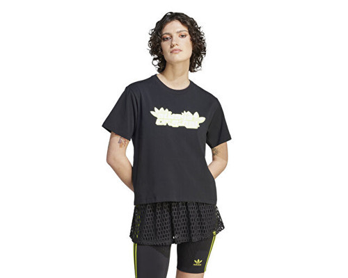 Regular Tee Kadın Günlük Tişört IK0496 Siyah