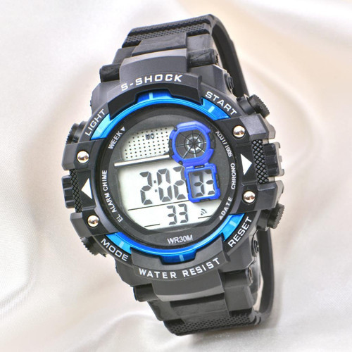 S-shock Model Zor Koşullara Dayanıklı Su Geçirmez Kronometre Işık Asker Saati ST-304138