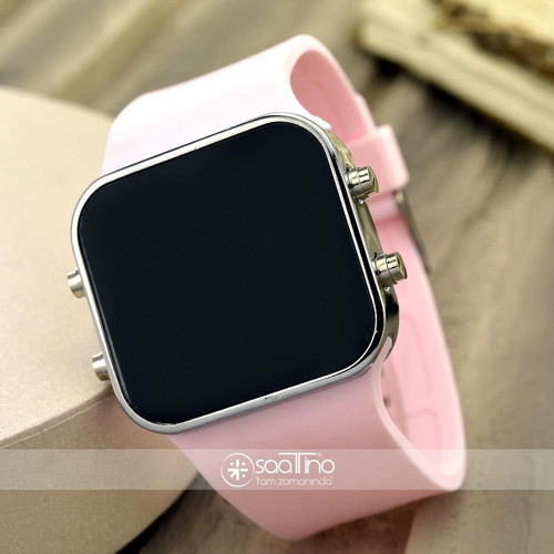 Dijital Bayan Genç Kadın Led Kol Saat Spectrumwatch Silikon Bileklik ST-303446