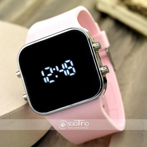 Dijital Bayan Genç Kadın Led Kol Saat Spectrumwatch Silikon Bileklik ST-303540