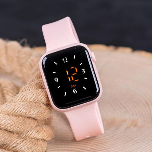 Watch Dijital 5 Atm Silikon Kordon Kız Çocuk Kadın Kol Saati ST-304001