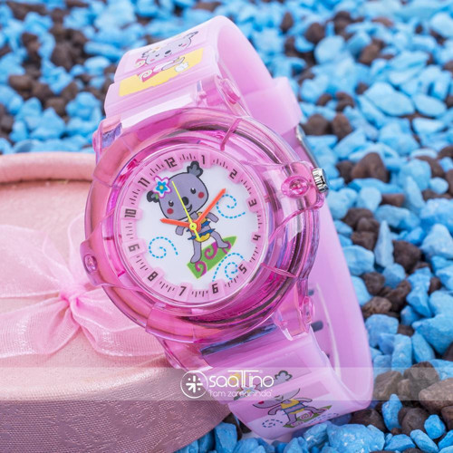 Yeni Pinkoli Kids Seri Pembe Renk Kız Çocuk Kol Saat ST-303658