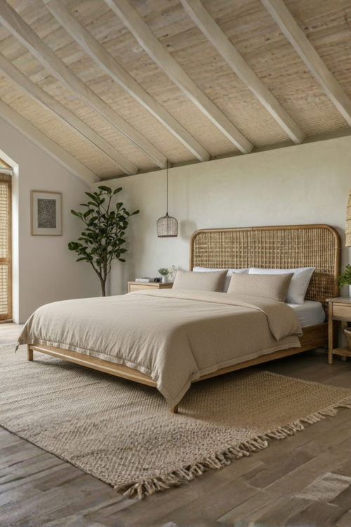 Düz Bej Çift Kişilik Nevresim Seti %100 Pamuk, 63tel (Nevresim+Yastık Kılıfı)