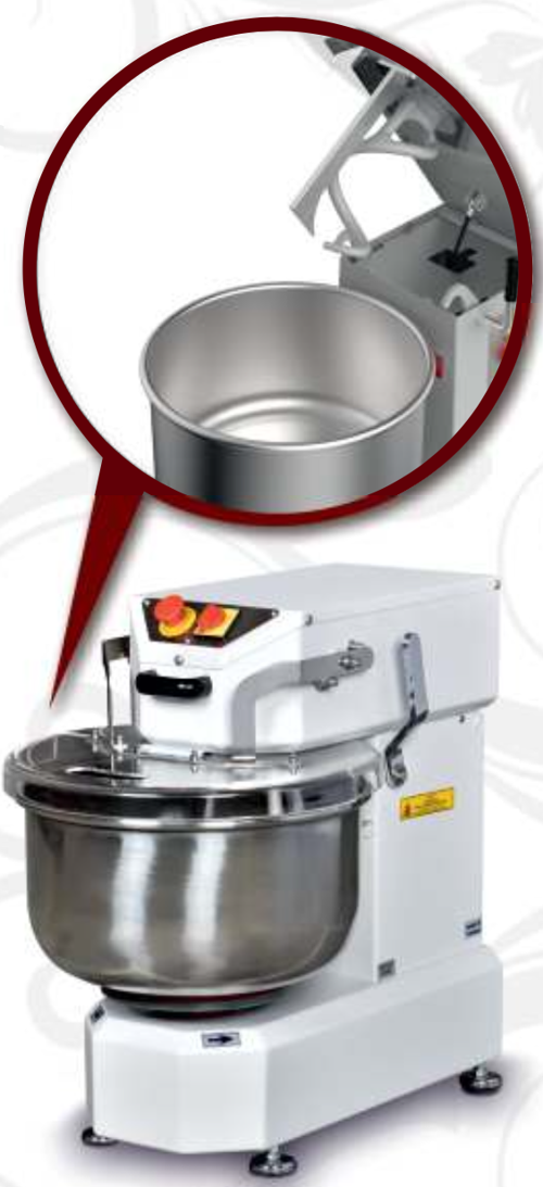 Boğaziçi Spıral Hamur Yoğurma Makinesi 20 KG Kalkar Kafa