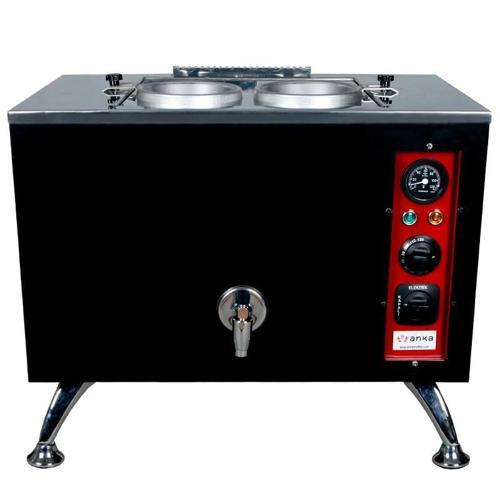 Pro Elektrikli Full Otomatik Çay Kazanı 2 Demlikli 20 Litre Siyah