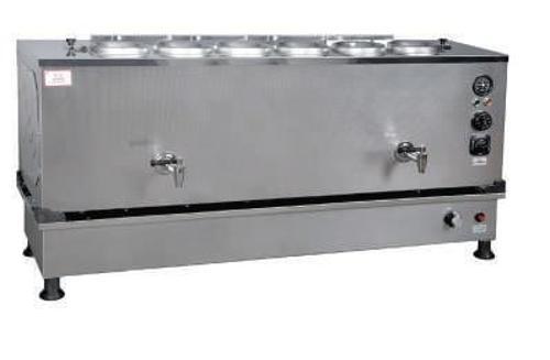 Inoks Pro Kompakt Full Otomatik Çay Makinası Paslanmaz 6 Demlikli 56 Litre Elektrikli Tüplü