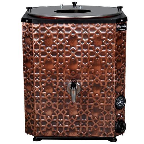 Mini Yeni Nesil Çay Makinesi 1 Demlikli 5 Litre Bakır