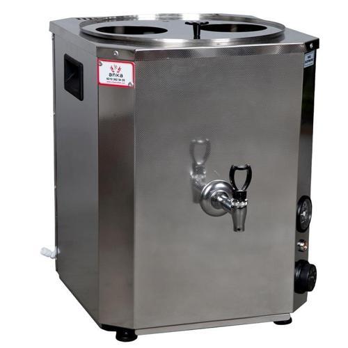 Yeni Nesil Çay Makinesi 2 Demlikli 25 Litre Inox