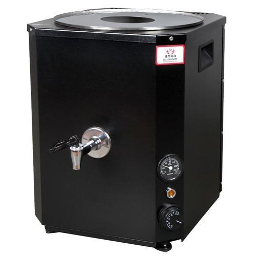 Yeni Nesil Çay Makinası 1 Demlikli 10 Litre Siyah