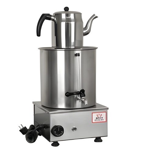 Paslanmaz Mega Çay Makinası 2 demlikli 12 Litre