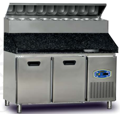 Pizza Hazırlık Buzdolabı Yüksek Model Üç Kapılı 450 litre 200 x 70 x 133 (cm)
