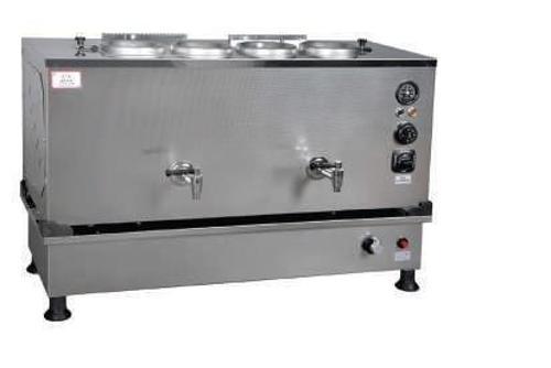 Inoks Pro Kompakt Full Otomatik Çay Makinası Paslanmaz 4 Demlikli 40 Litre Elektrikli Doğalgazlı