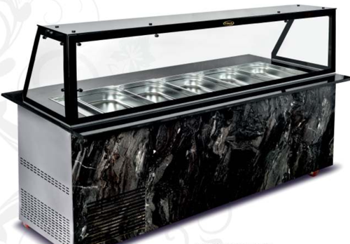 Saladbar, Soğutmalı, Üç Kapılı 455 litre 200 x 70 x 85 (cm)