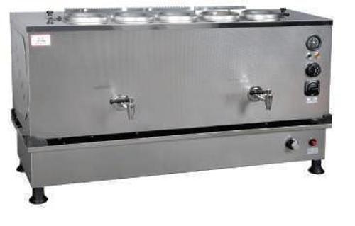 Inoks Pro Kompakt Full Otomatik Çay Makinası Paslanmaz 5 Demlikli 50 Litre Elektrikli Doğalgazlı