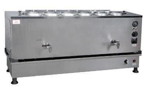 Inoks Pro Kompakt Full Otomatik Çay Makinası Paslanmaz 6 Demlikli 56 Litre Elektrikli Doğalgazlı