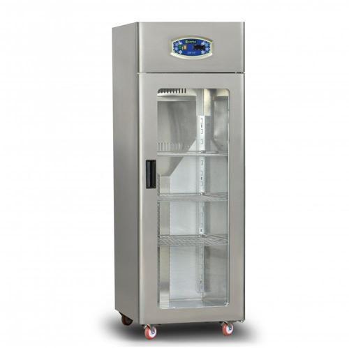 Tek Cam Kapılı Dik Tip Buzdolabı 600 Litre 304 Çelik
