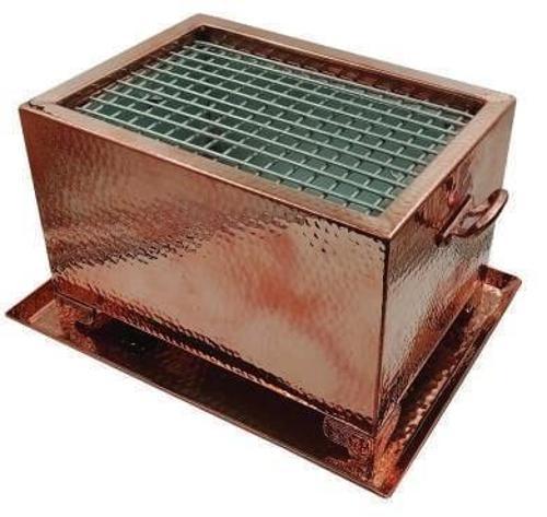 Bakır Masa Üstü Mangal