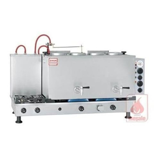 Inox Turbo Max Full Elektrikli 6 Demlikli Çay Kazanı