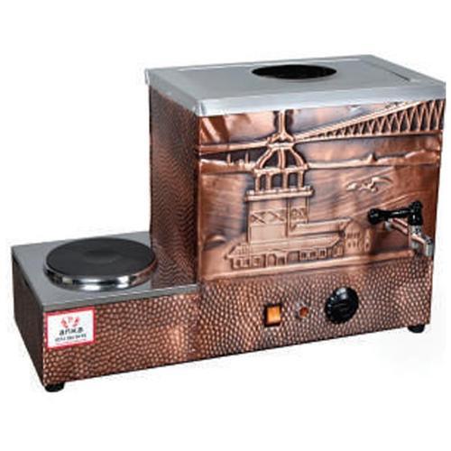 Eko Elektrikli Çay Kazanı 1 Demlikli 14 Litre Pleytli Bakır