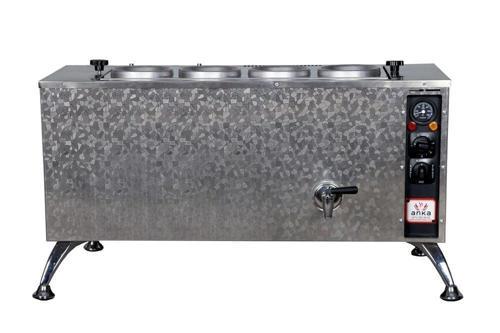 Pro Elektrikli Inoks Full Otomatik Çay Kazanı 4 Demlikli 40 Litre Paslanmaz