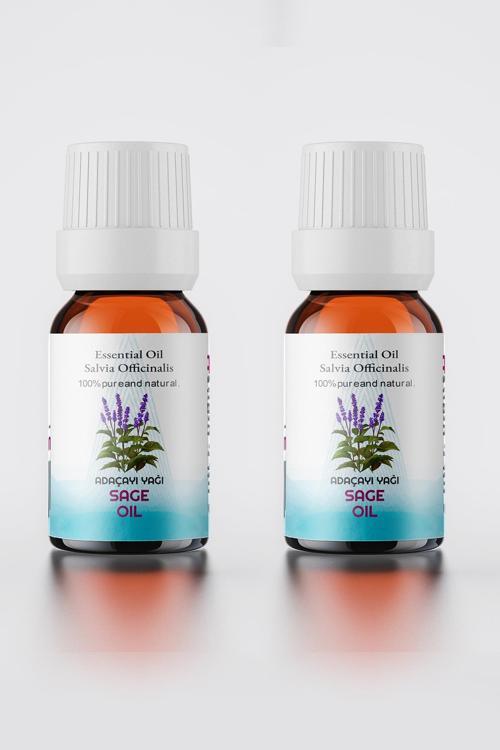 Adaçayı Yağı, %100 Doğal Sage Oil 2'li Set 10 ml