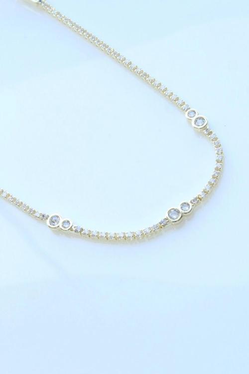 V.İ.P Seri Full Taşlı Su Yolu Çoklu Damla Model Renk Atmaz Kararmaz Garantili Kadın Çelik Bileklik