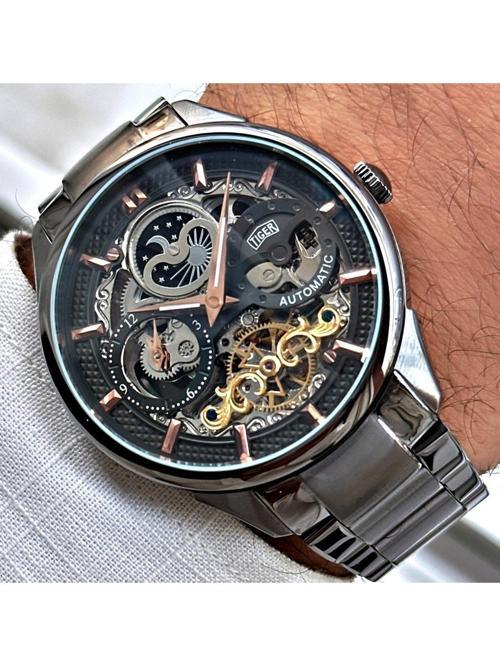 Tı-593bo Otomatik Siyah Erkek Kol Saati-T5