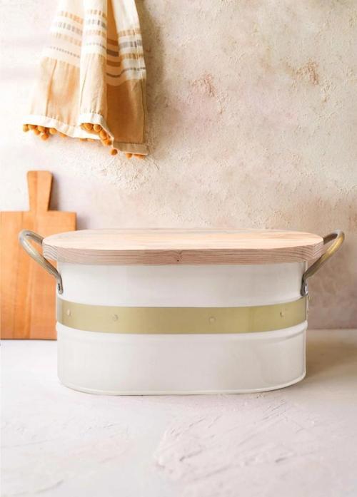 GALVİN EKMEK SAKLAMA KABI BEYAZ