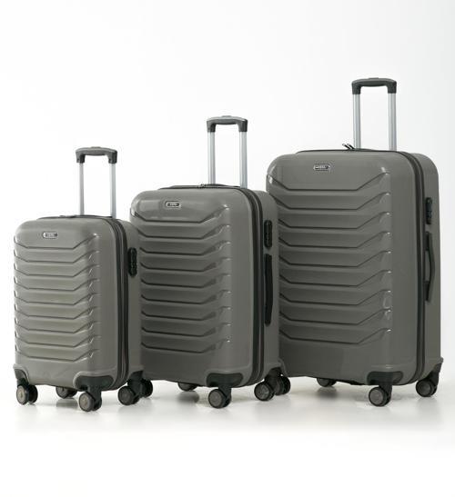 YEFA PP Polipropilen Kırılmaz Kabin & Orta & Büyük Boy 3'lü Valiz Seti